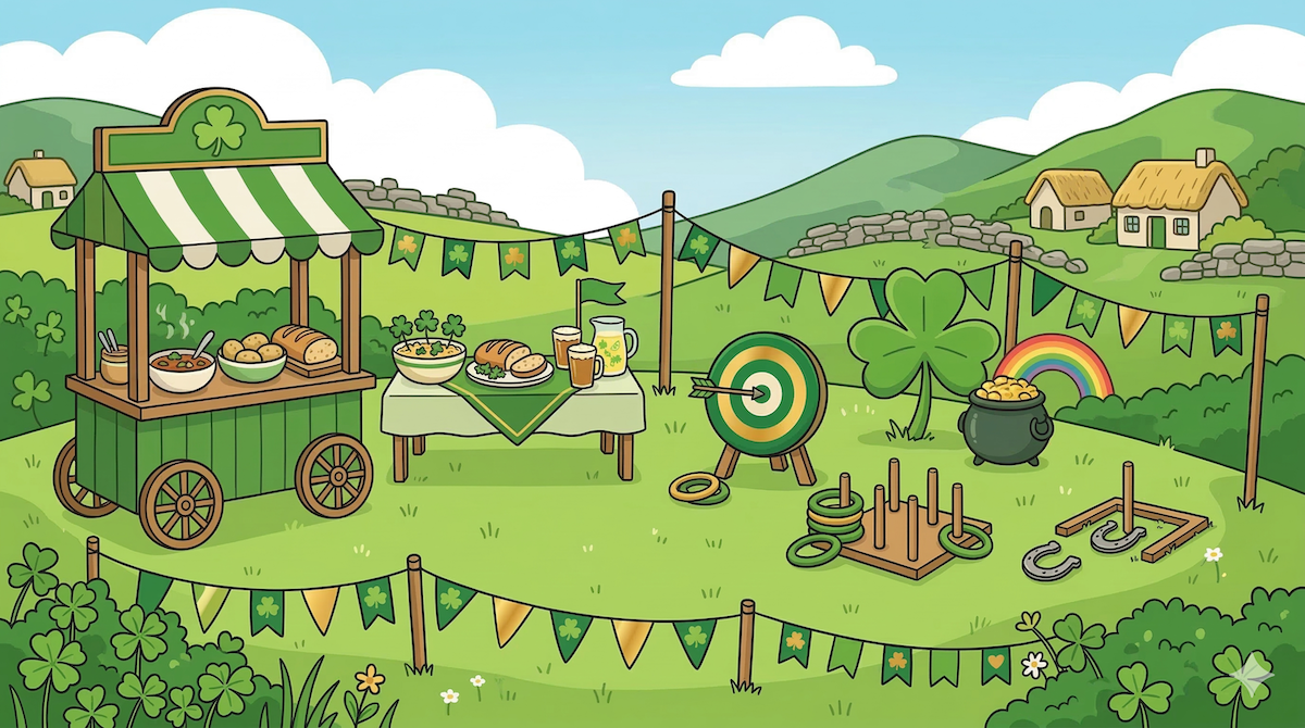 Games. Grub. Gaelic Vibes.